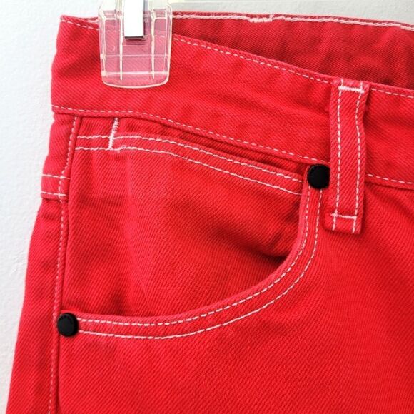 RAG & BONE canvas utility red jeans - Picture 3 of 11
